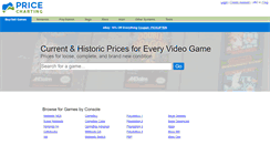 Desktop Screenshot of pricecharting.com